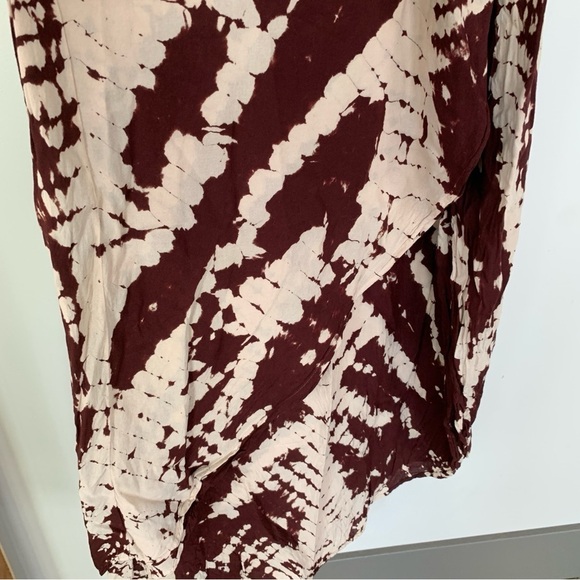 Young Fabulous & Broke Tie Dyed Faux Wrap Dress Size M - Picture 4 of 9